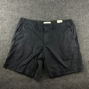 Billy Reid Wynn Mens Chino Shorts Navy Blue 100% Cotton Size 36 RN113814